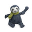 HuggleHounds Durable Plush Corduroy Knottie Squeaky Dog Toy HuggleHounds