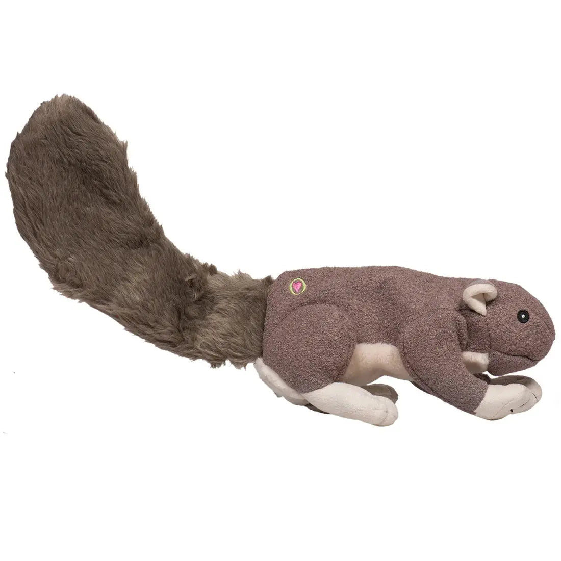 HuggleHounds Feller Durable Plush Squirrel Squeaky Dog Toy HuggleHounds