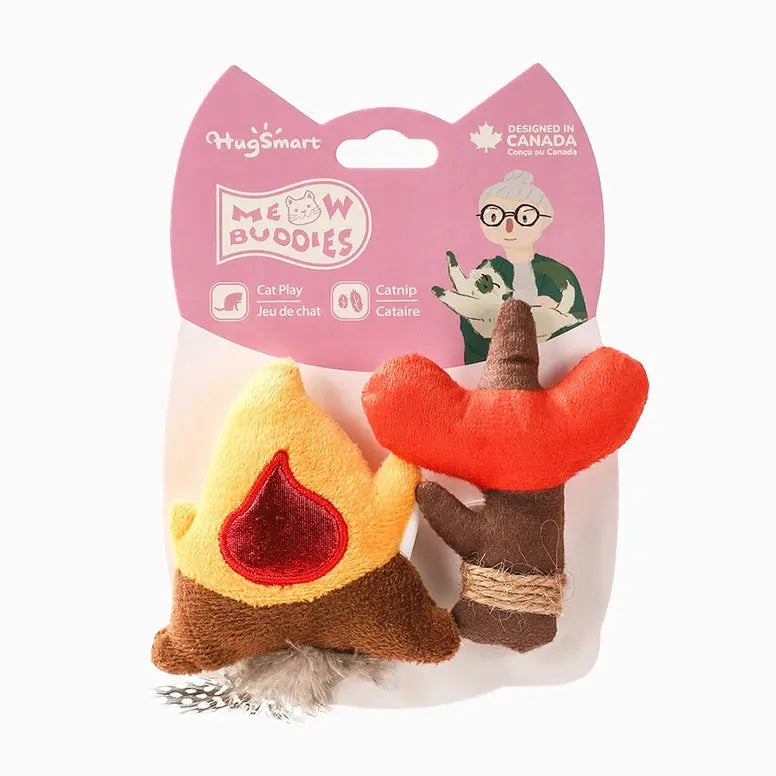 Hugsmart Pet Camping Claws Campfire Sausage Cat Toys Hugsmart Pet