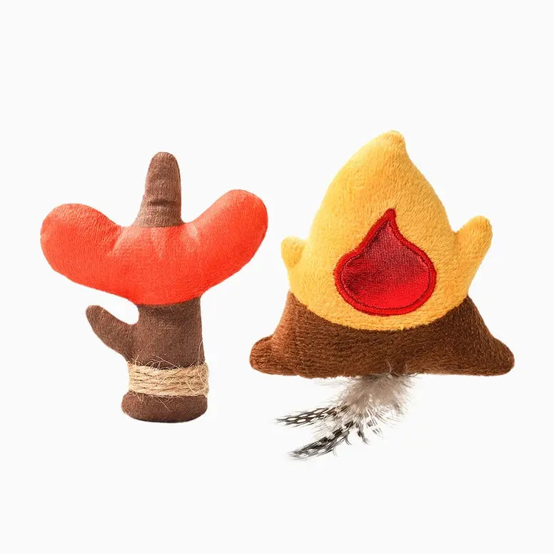 Hugsmart Pet Camping Claws Campfire Sausage Cat Toys Hugsmart Pet