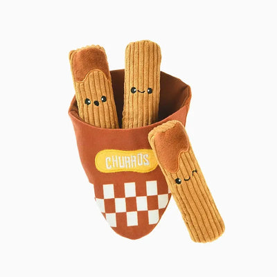 Hugsmart Pet Food Party Churros Interactive Dog Toys Hugsmart Pet