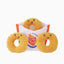 Hugsmart Pet Food Party Onion Ring Interactive Dog Toy Hugsmart Pet