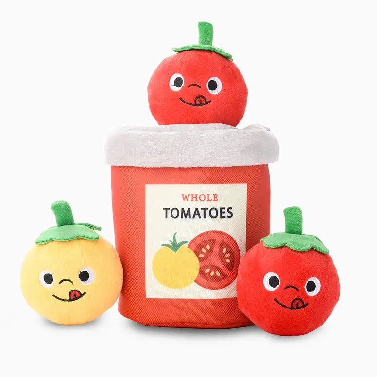 Hugsmart Pet Food Party Tomato Can Interactive Dog Toys Hugsmart Pet