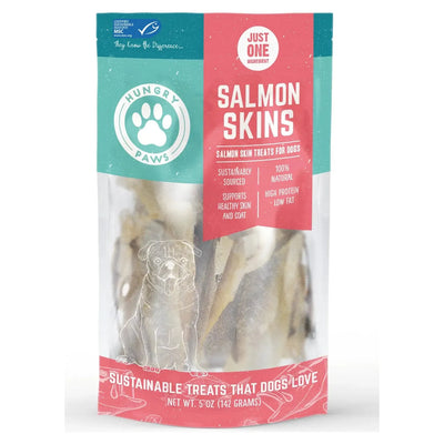 Hungry Paws Premium Salmon Skin Dog Chew Treats 5 oz Hungry Paws