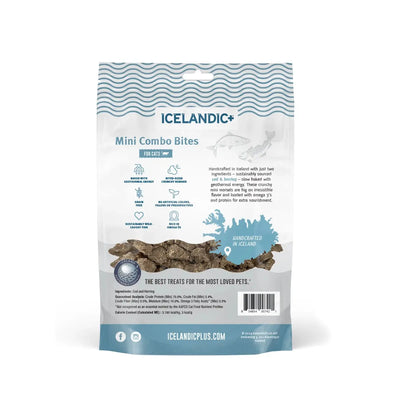 Icelandic+ Cod & Herring Mini Combo Bites Treats For Cats 1.7 oz Icelandic+