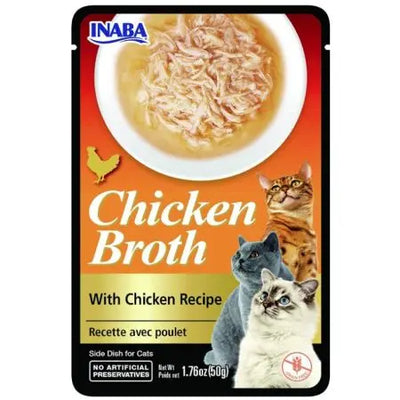 Inaba Chicken Broth with Chicken Recipe Side Dish for Cats Inaba