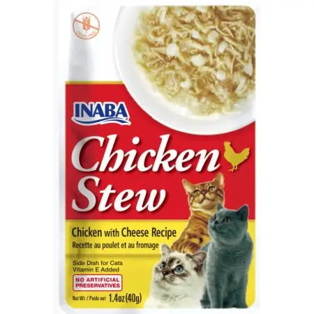 Inaba Chicken Stew Chicken with Cheese Recipe Side Dish for Cats Inaba