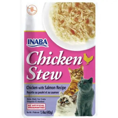 Inaba Chicken Stew Chicken with Salmon Recipe Side Dish for Cats Inaba