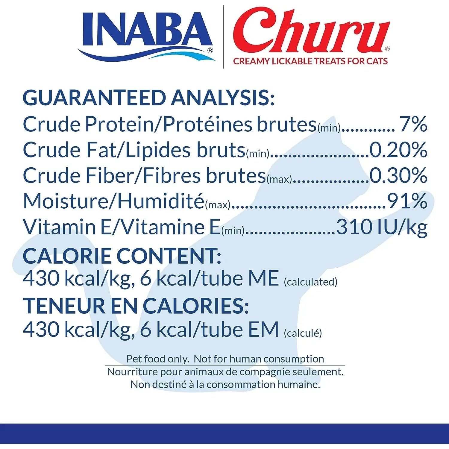 Inaba Churu Beef & Cheese Variety Creamy Puree Lickable Cat Treats 50 Tubes Inaba
