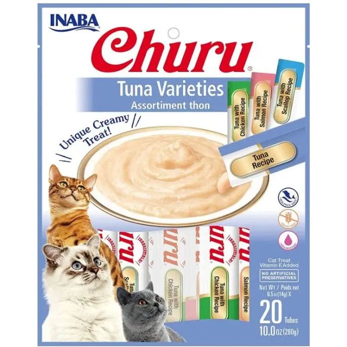 Inaba Churu Tuna Varieties Creamy Cat Treat Inaba