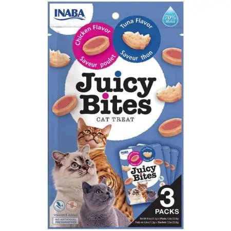 Inaba Juicy Bites Cat Treat Tuna and Chicken Flavor Inaba