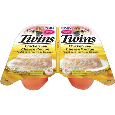 Inaba Twins Chicken with Cheese Recipe Side Dish for Cats Inaba