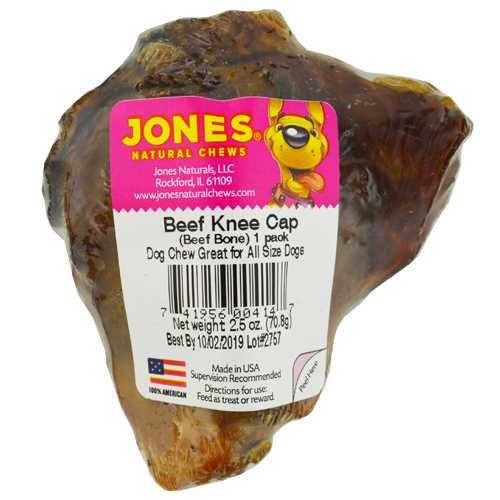 Jones? Natural Chews Beef Knee Cap Dog Chew 2 Pack Jones? Natural Chews