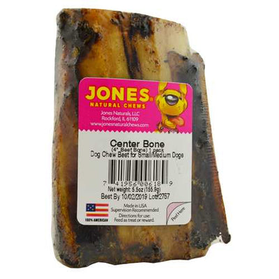 Jones Natural Chews Center Bones Best for Small to Medium-Sized Dogs Jones Natural Chews