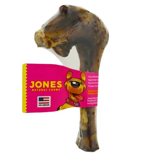 Jones Natural Chews Lamb Shank Bone Dog Chew Treats Jones Natural Chews