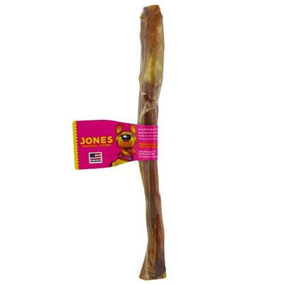 Jones Natural Chews Large Beef Pizzle Bully Stick Dog Chew 10-12 25ct Jones Natural Chews