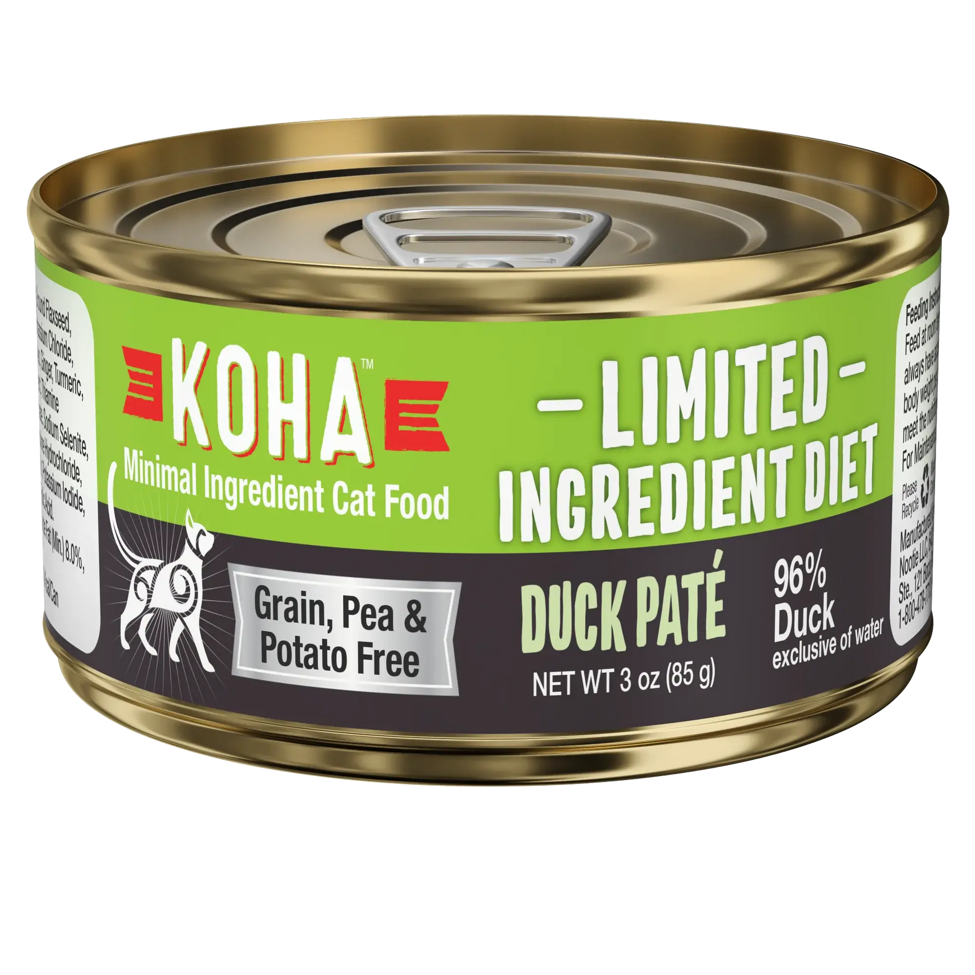 KOHA Limited Ingredient Diet Duck Pâté Wet Cat Food KOHA