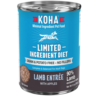 KOHA Limited Ingredient Diet Lamb Entrée Wet Dog Food KOHA