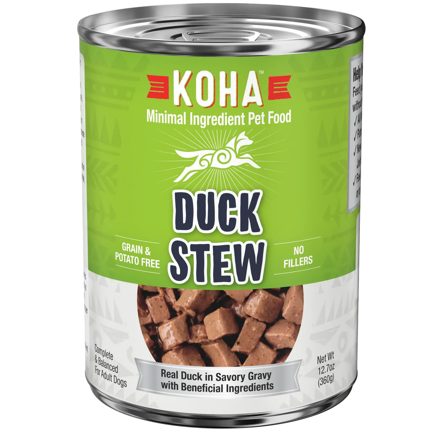 KOHA Minimal Ingredient Duck Stew for Dogs 12.7oz Case of 12 KOHA