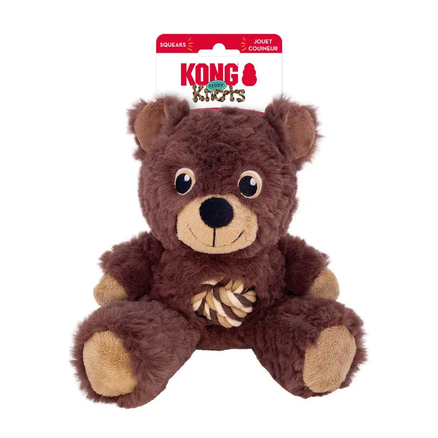 KONG Knots Teddy Dog Toy Assorted Kong