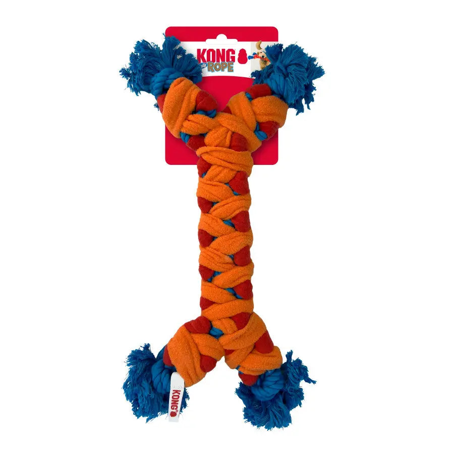 KONG Rope Rally Bone Dog Toy Kong