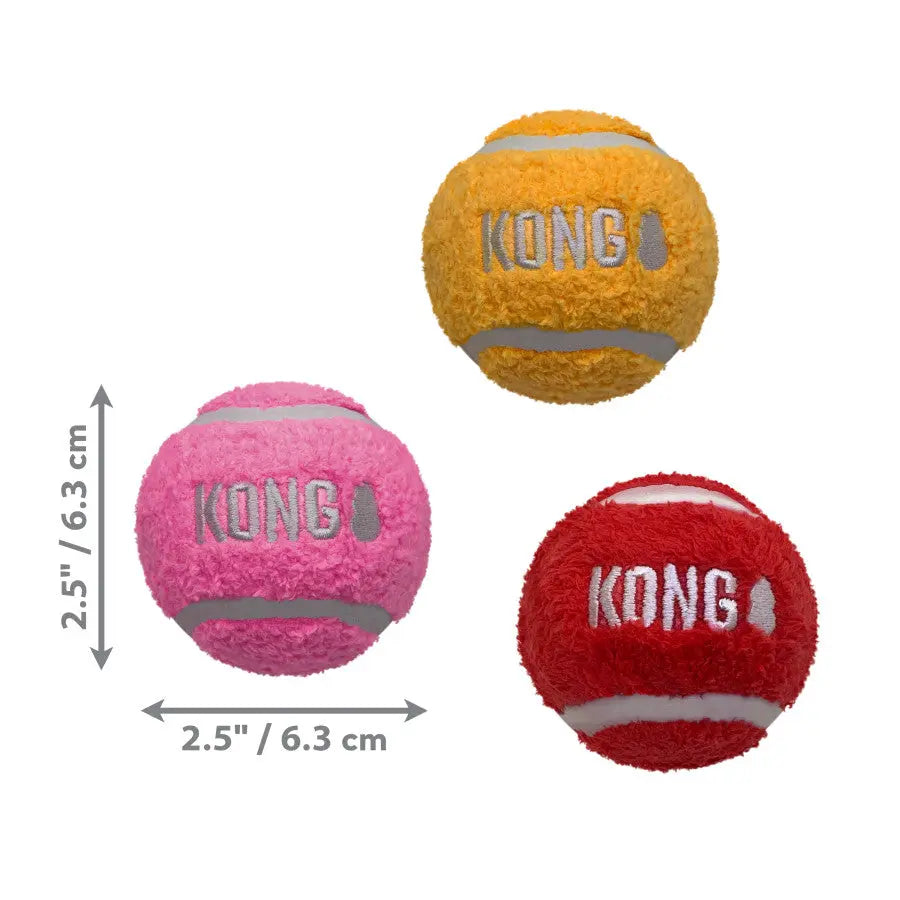KONG Sport Softies Balls Dog Toy Assorted Kong