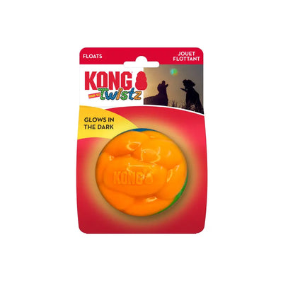KONG Twistz High-Viz Ball Dog Toy Assorted Kong