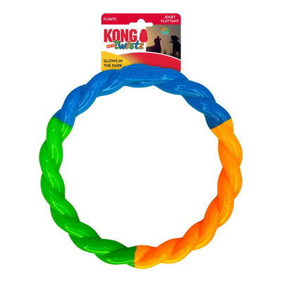 KONG Twistz High-Viz Ring Dog Toy Assorted Kong