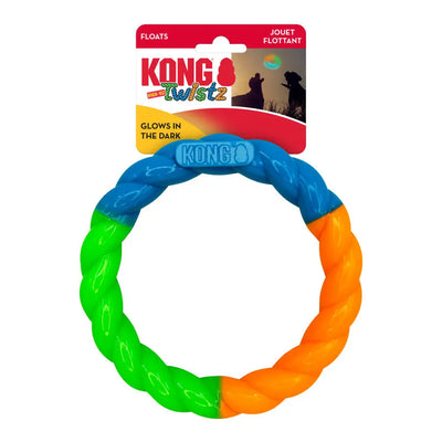 KONG Twistz High-Viz Ring Dog Toy Assorted Kong