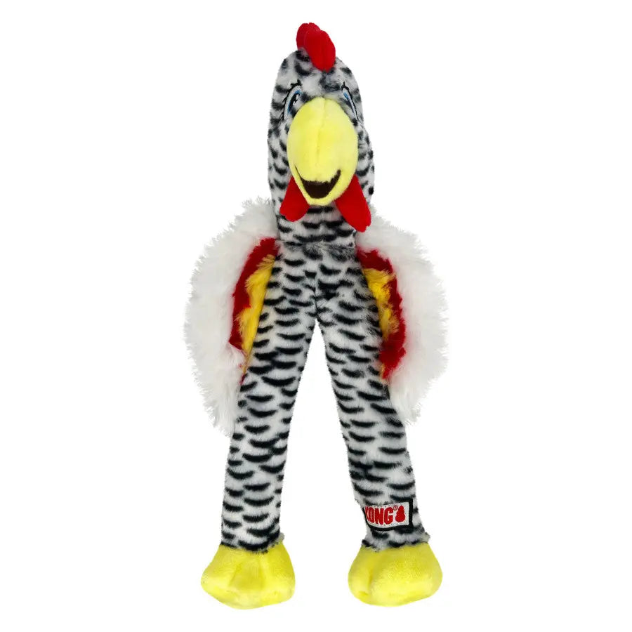 KONG Wishbone-Shaped Bird Plush Dog Toy Assorted Kong