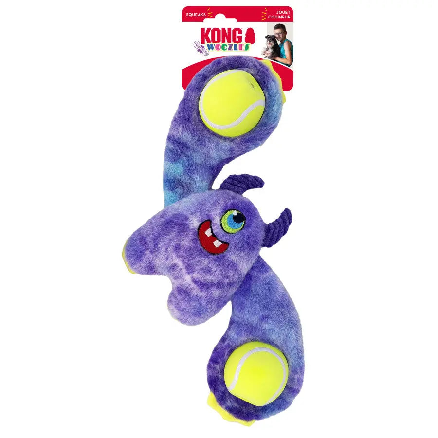 KONG Woozles Monster Assorted Dog Toy Kong
