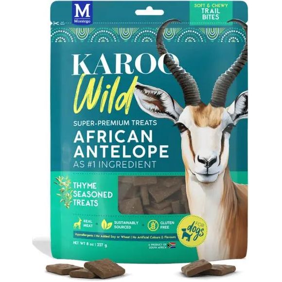 Karoo Wild African Antelope Trail Bites Premium Dog Treats Karoo Wild