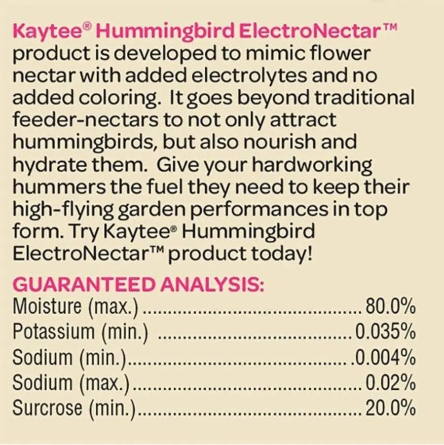 Kaytee® Hummingbird ElectroNectar™ Ready to Use 64 Oz Kaytee®