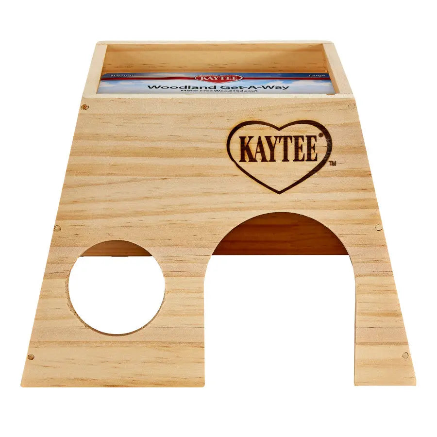Kaytee® Woodland Get-A-Way Home for Small Animal Wooden Color Kaytee®
