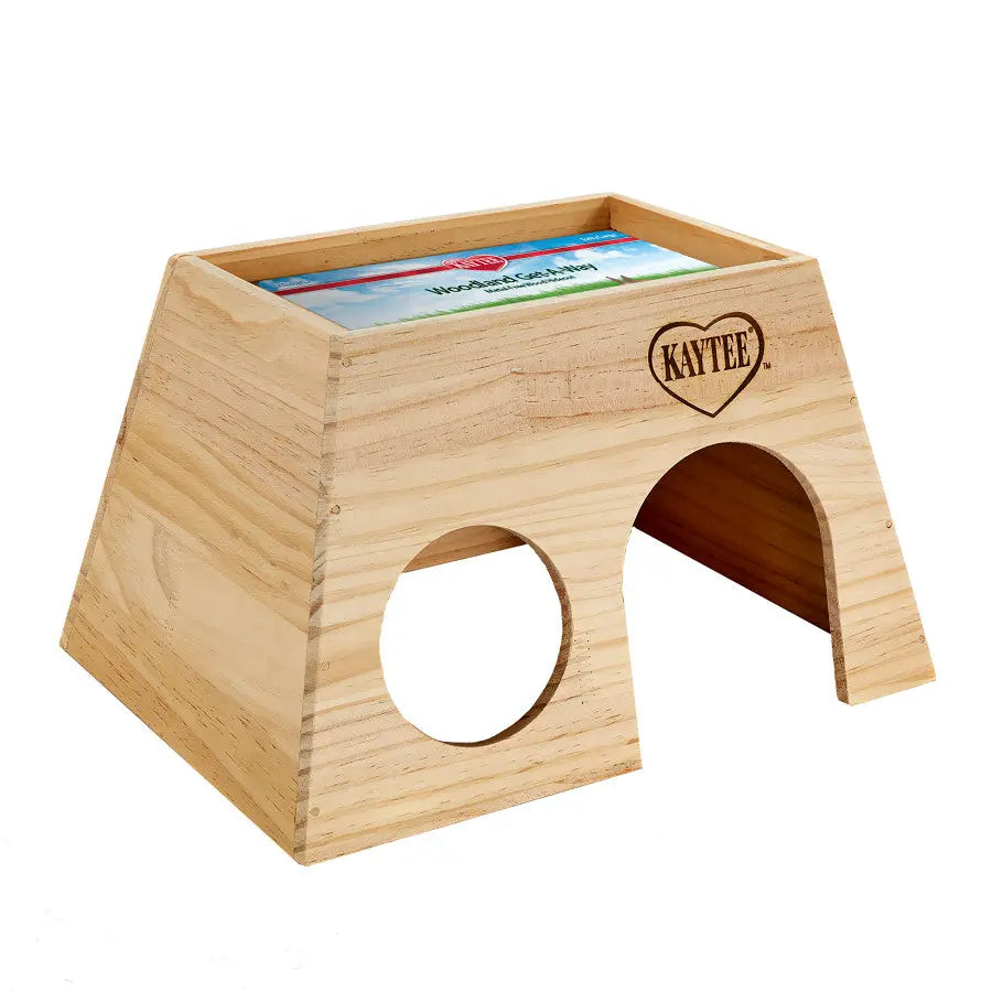 Kaytee® Woodland Get-A-Way Home for Small Animal Wooden Color Kaytee®