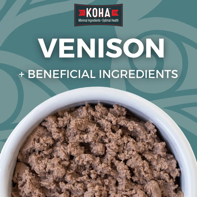 Koha Limited Ingredient Paté Grain Free Venison Wet Cat Food 5.5oz Case of 24 KOHA