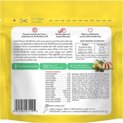 Lafeber Company Berries Rabbit Food Apple & Banana 5 oz Lafeber's®