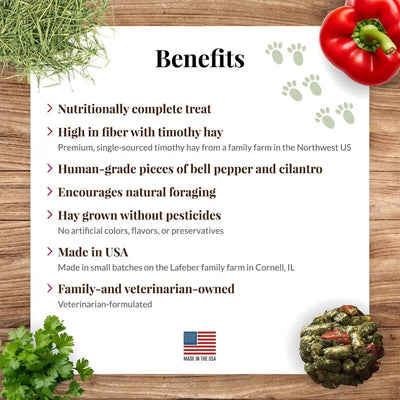 Lafeber Company Hey! Berries Rabbit Food Bell Pepper & Cilantro Lafeber's®