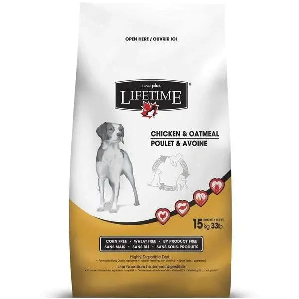 Lifetime Chicken and Oatmeal Dry Dog Food Lifetime