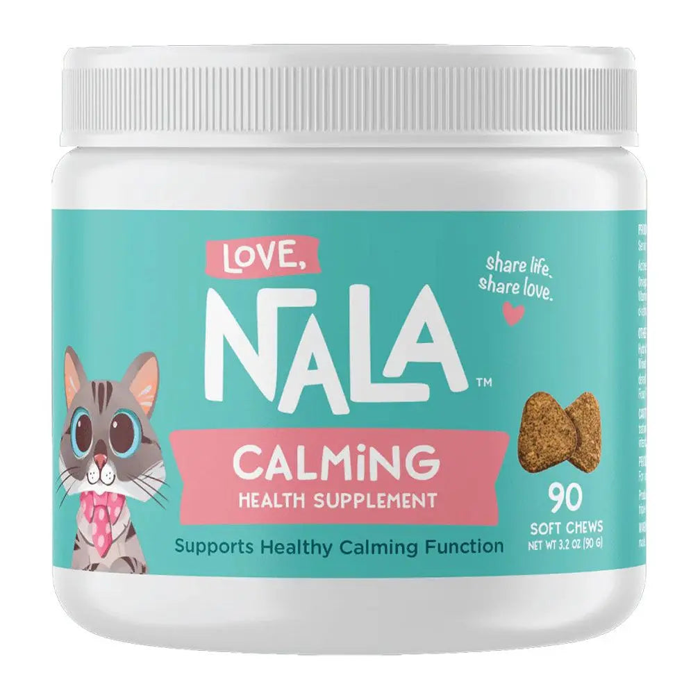 Love, Nala Calming Health Supplements Cat Soft Chews 90 Count Love Nala