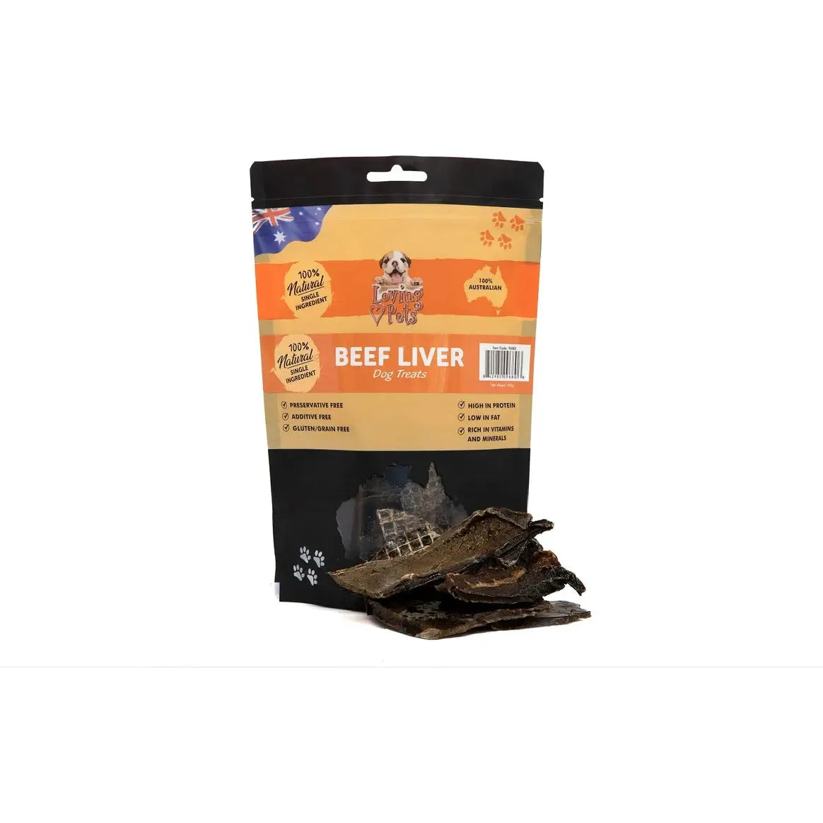 Loving Pets Australia Beef Liver Dog Treats 7.05 oz Loving Pets Australia