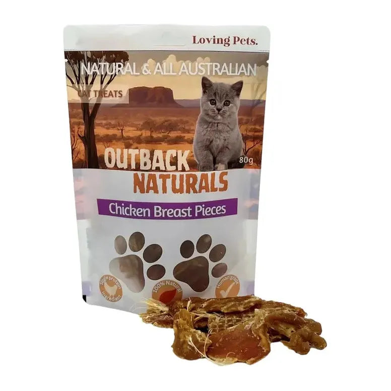 Loving Pets Australia Chicken Breast Pieces Cat Treats 5.64 oz Loving Pets Australia