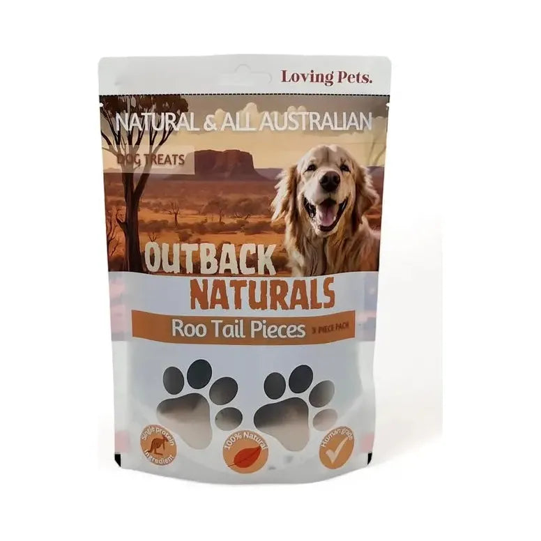 Loving Pets Australia Roo Tail Pieces Dog Treats 5.29 oz Loving Pets Australia