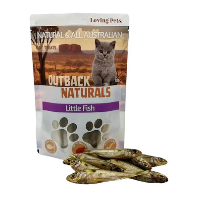 Loving Pets Australia Whole Little Fish Cat Treats 5.64 oz Loving Pets Australia