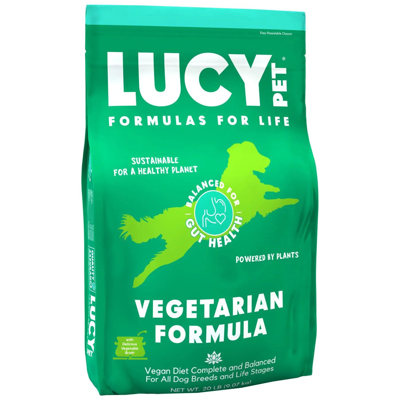 Lucy Pet Products Vegetarian Formula Dry Dog Food Lucy