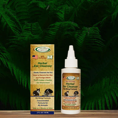 Mad About Organics Ear Cleaner - Gentle, Effective Healing for Pets 2oz Mad About Organics