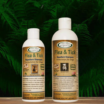 Mad About Organics Flea and Tick Repellent Shampoo for Dogs Mad About Organics
