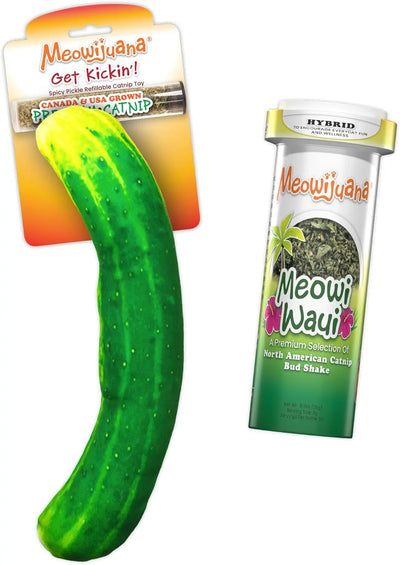 Meowijuana Get Kickin Spicy Pickle Kicker Cat Toy Meowijuana®