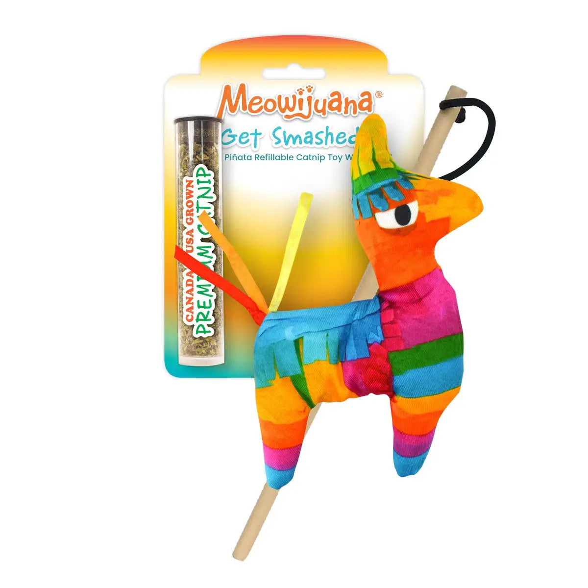 Meowijuana Get Smashed Pinata w/Wand Cat Toy Meowijuana®