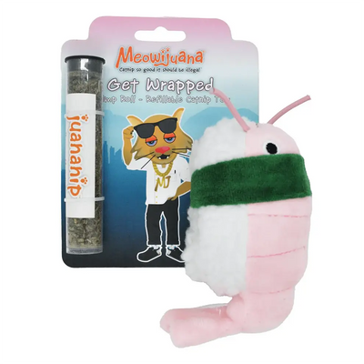 Meowijuana Get Wrapped Sushi Roll Cat Toy Meowijuana®